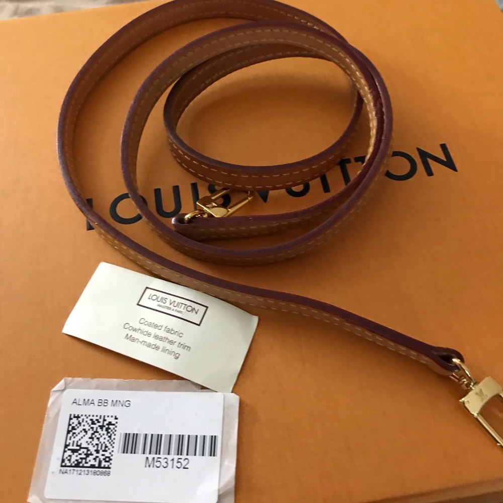 Authentic Louis Vuitton alma BB strap